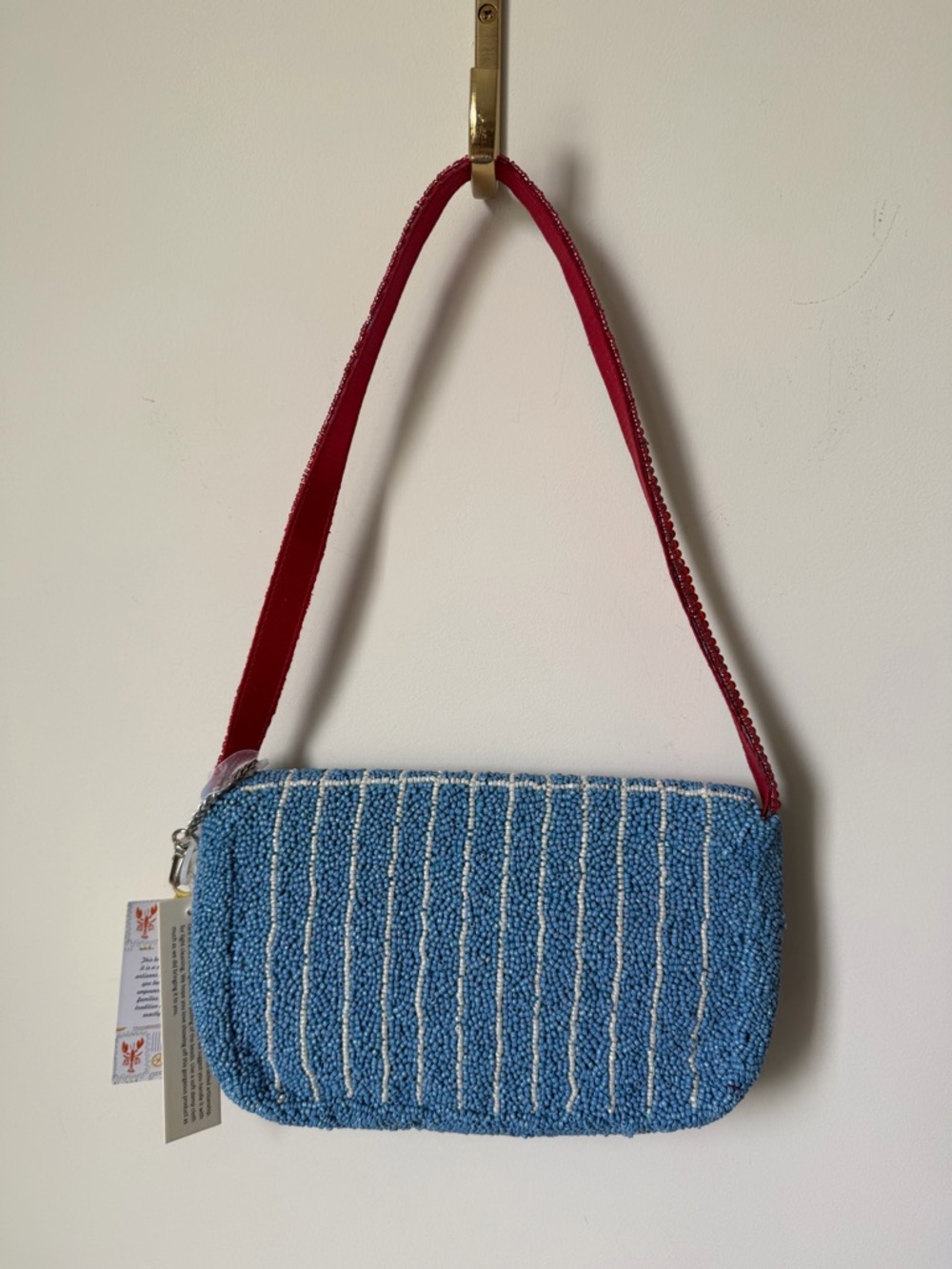 Viral beaded lobster butter shoulder bag - Picture 3 of 3